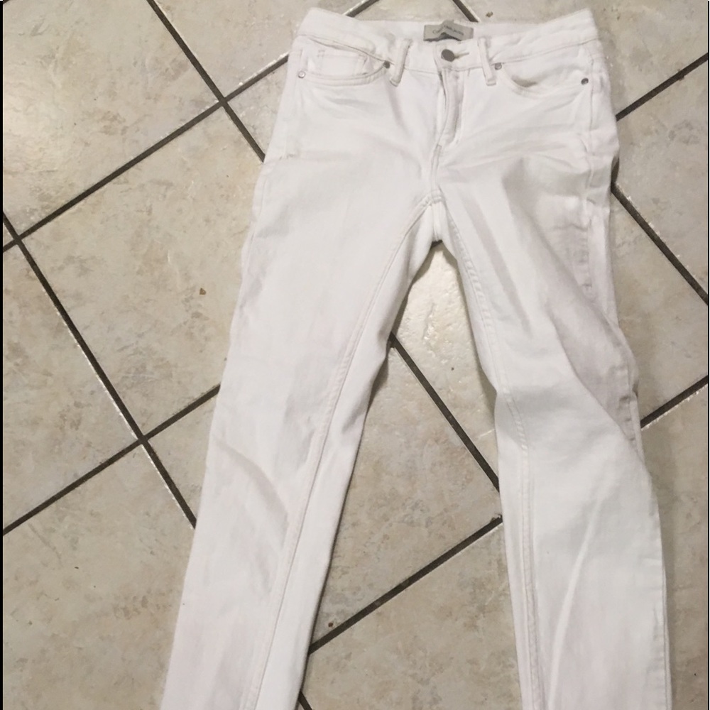 Calvin Klein jeans white